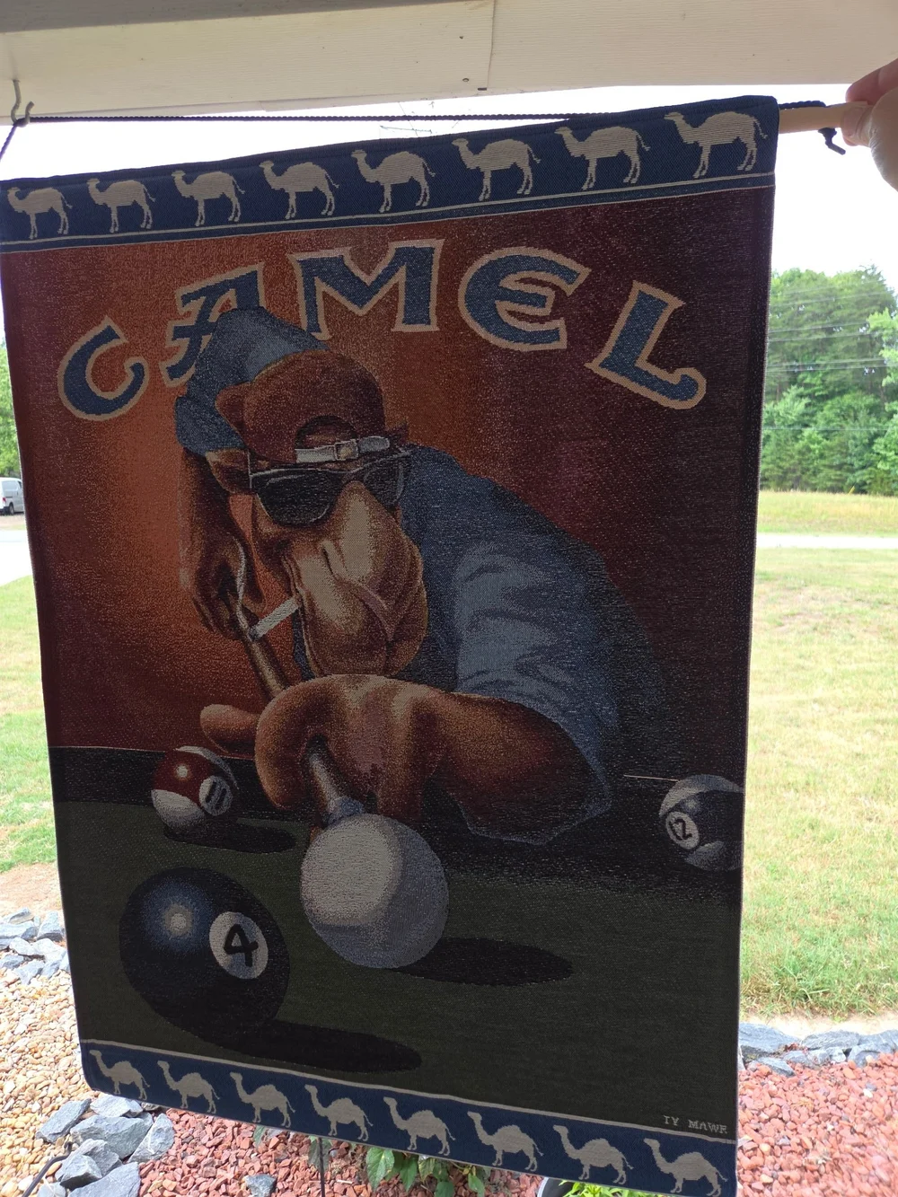 Camel Billiards Tapestry Wall Hanging - Camel Logo